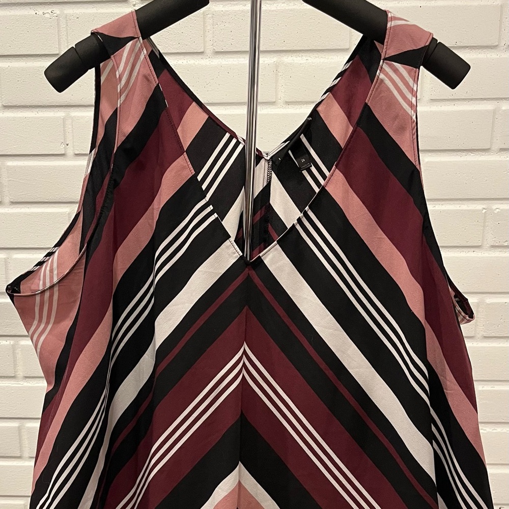 Lane Bryant Multicolor Patterned Blouse